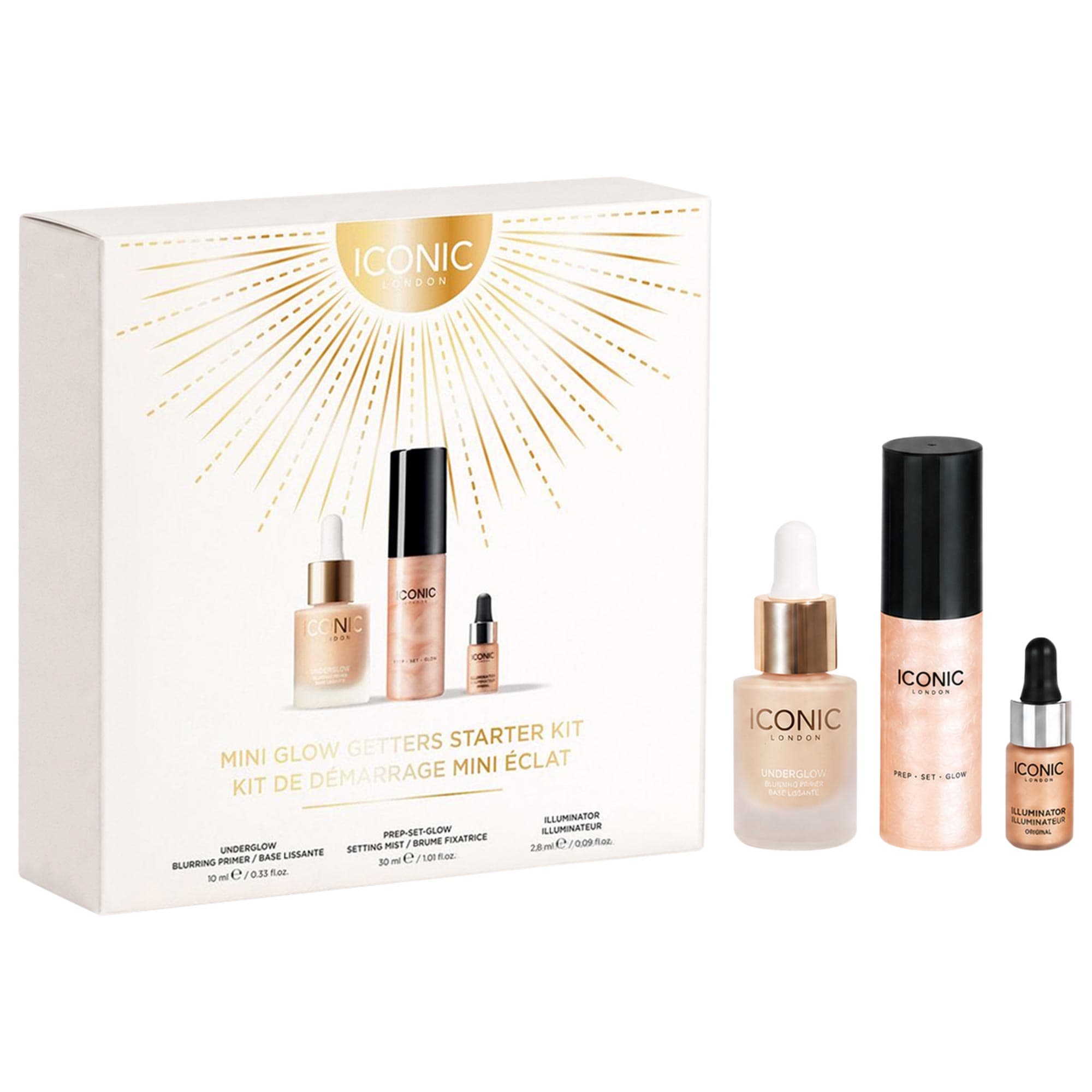 aqua skin gold glutathione review Mini Glow Getters Starter Kit Makeup Gift Set Peptide Reconstitution Solution DSIP | 99%+ Pure Connection Size:1/2