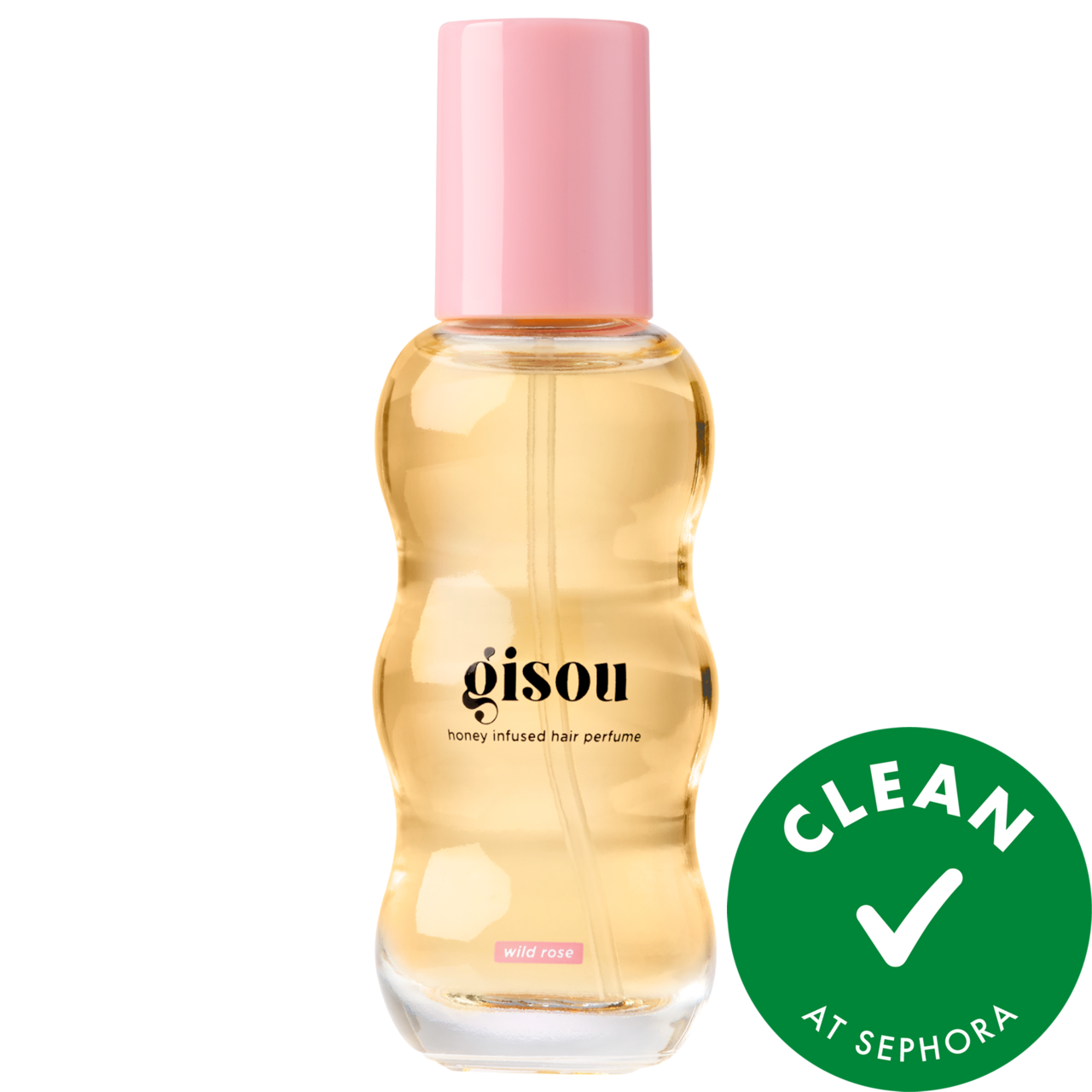 Gisou Mini Wild Rose Honey Infused Hair Perfume 0.5 oz/15ml