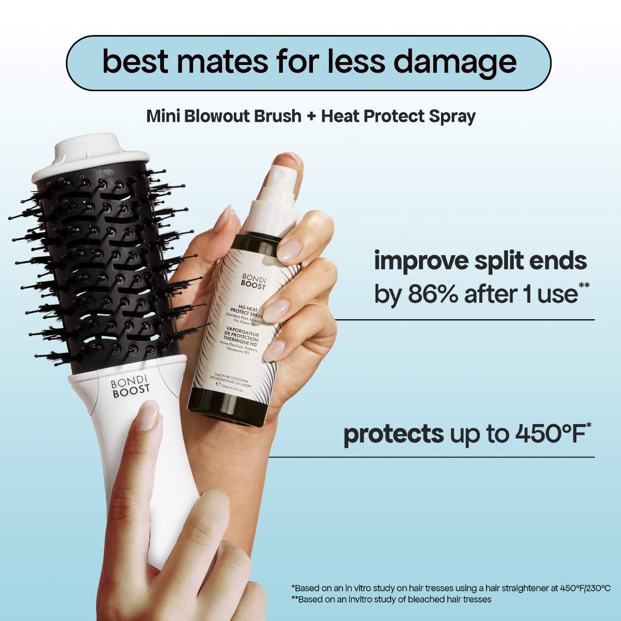 Мини-фен-щётка BondiBoost Blowout Brush Pro 3-в-1 — фото 6