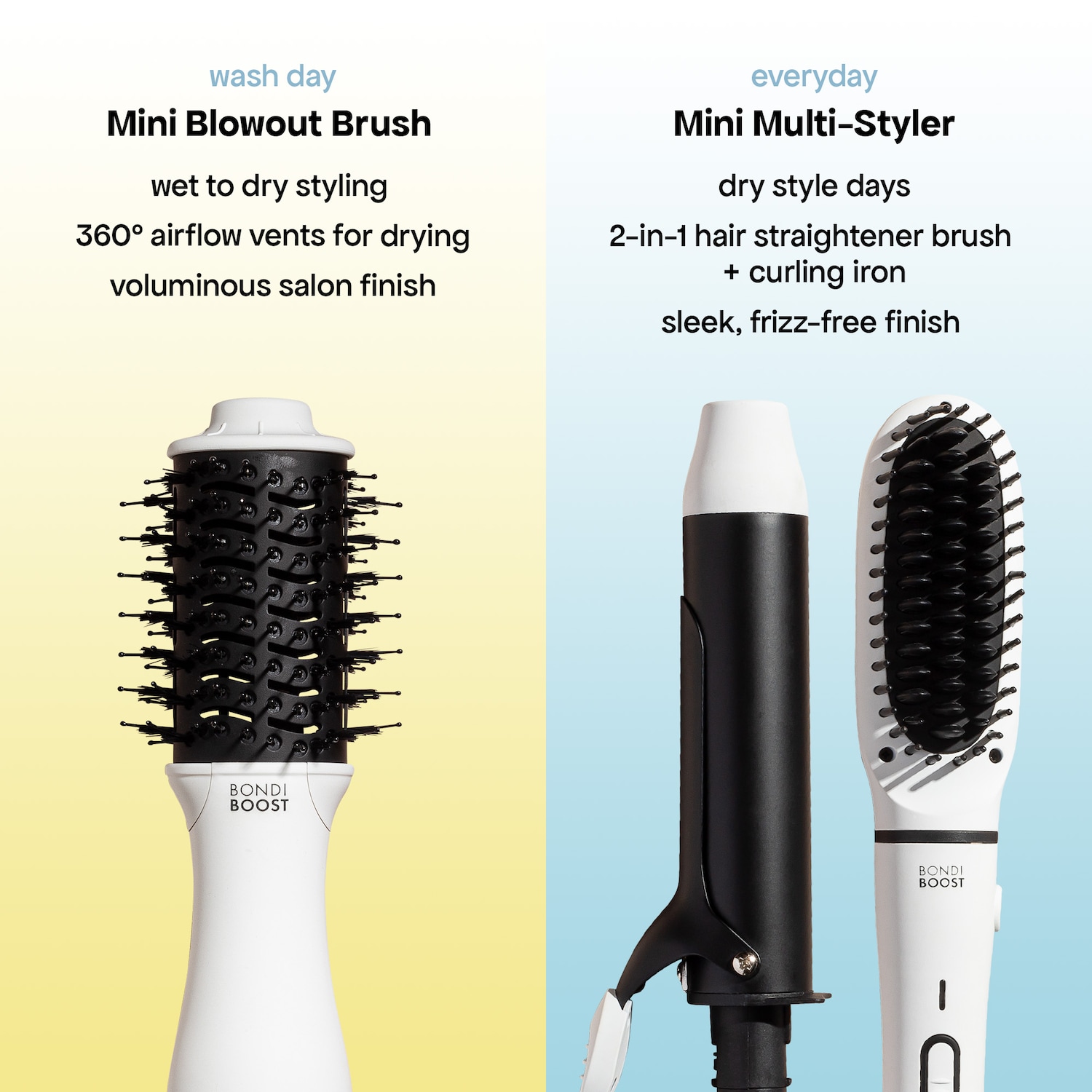 Мини-фен-щётка BondiBoost Blowout Brush Pro 3-в-1 — фото 7