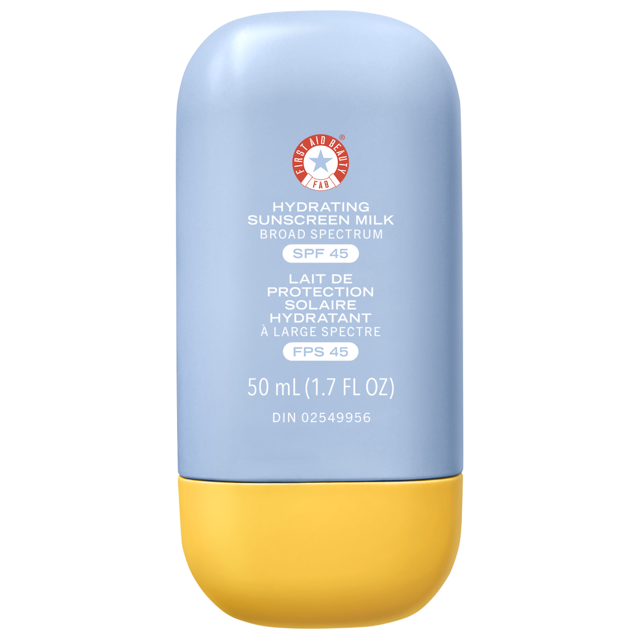 First Aid Beauty Hydrating Sunscreen Milk with Colloidal Oatmeal BROAD SPECTRUM 45 1.7 oz/50 mL