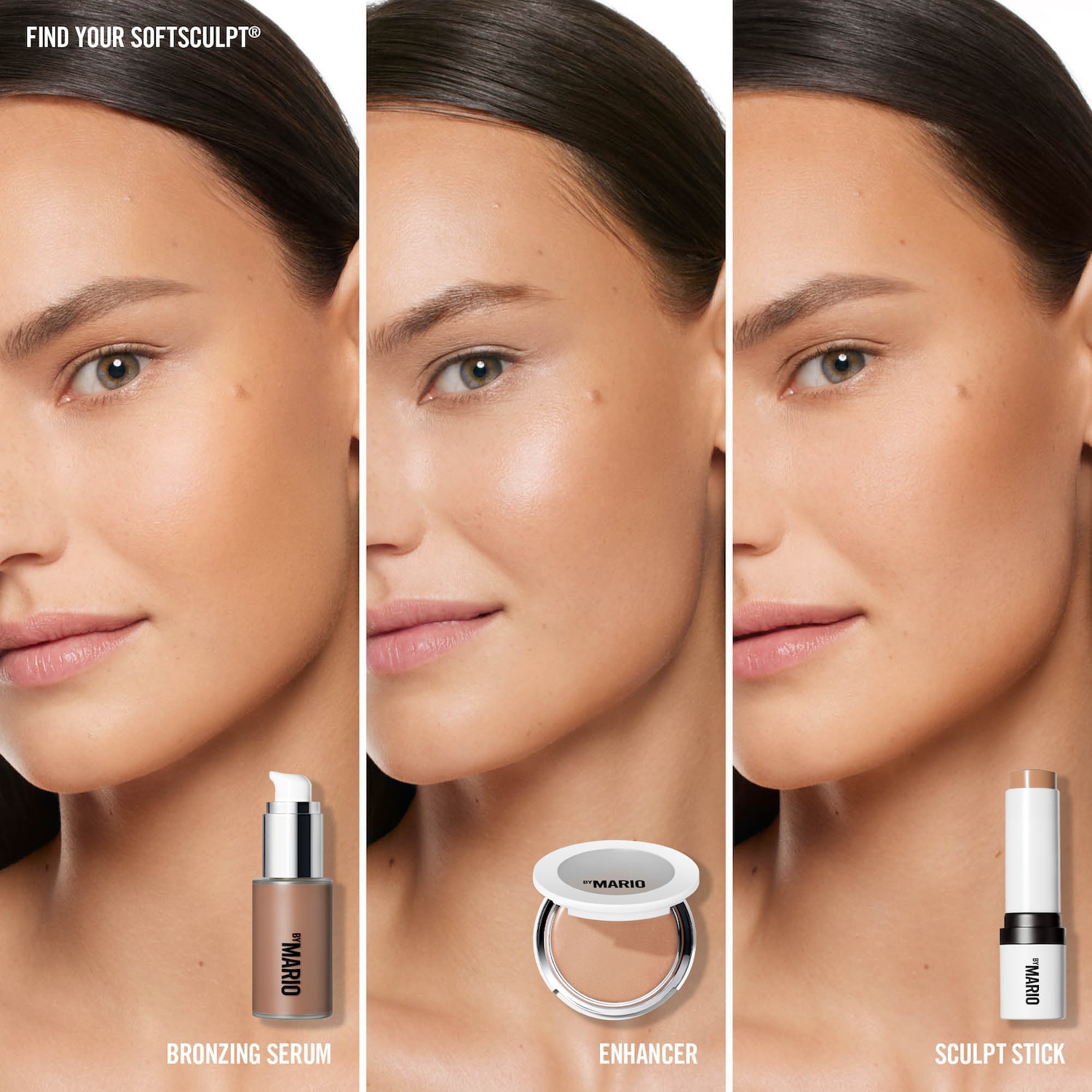 Кремовый стик для контуринга и бронзинга Makeup By Mario SoftSculpt, цвет: Тёмный — фото 7