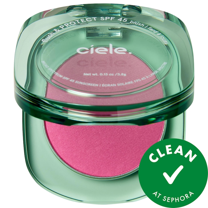 flush & PROTECT SPF 45+ powder blush