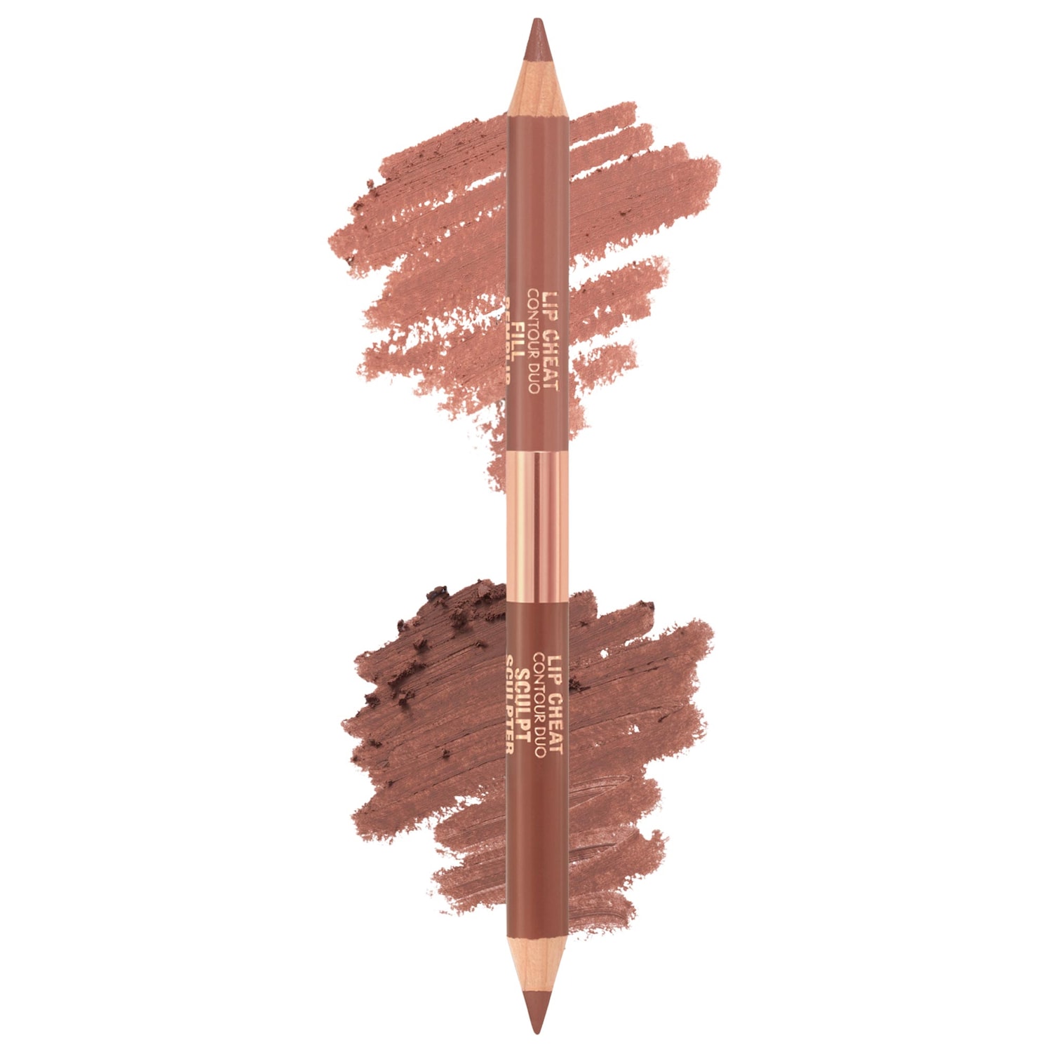 Charlotte Tilbury Super Nudes Lip Cheat Contour Duo Lip Liner in Medium