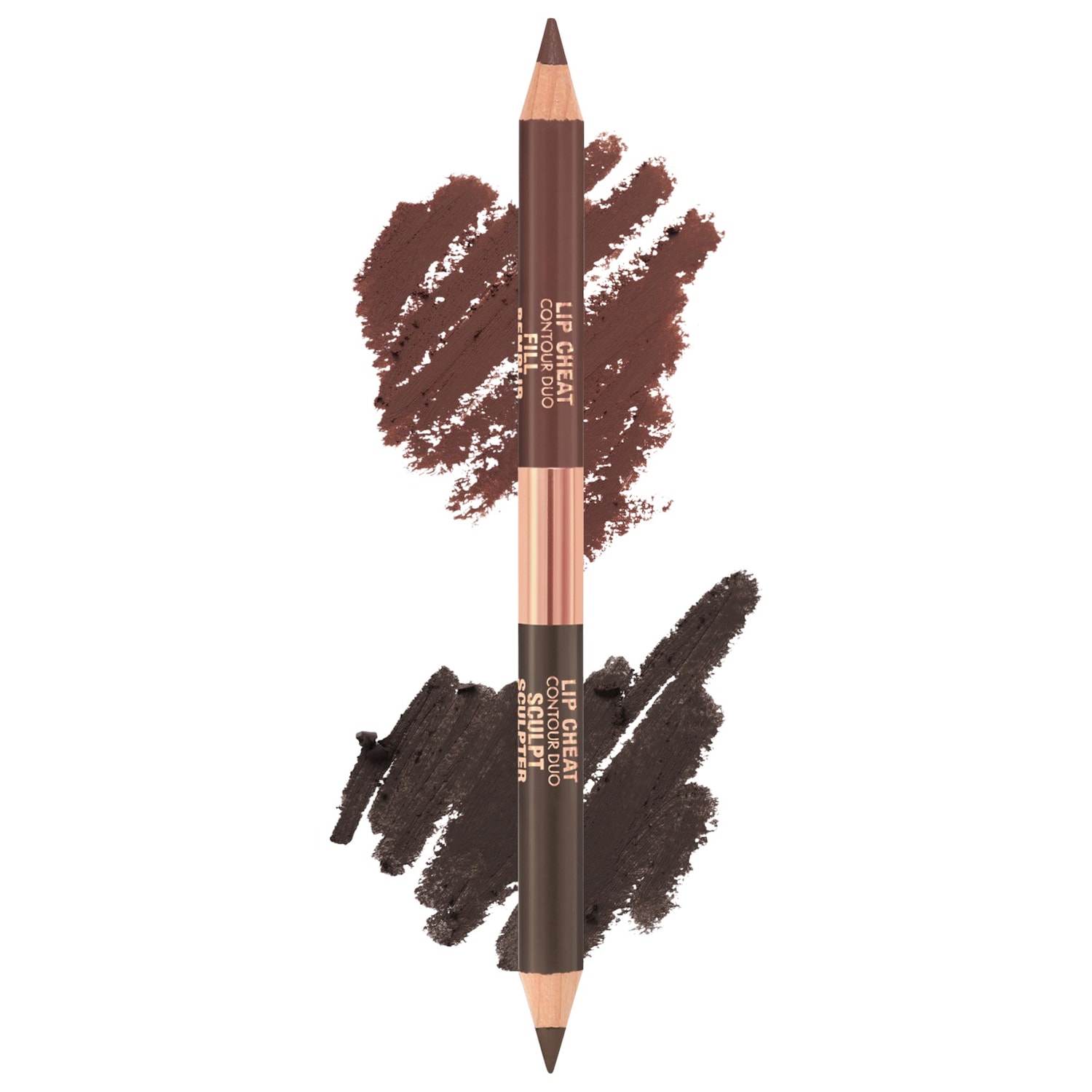 Charlotte Tilbury Super Nudes Lip Cheat Contour Duo Lip Liner in Deep