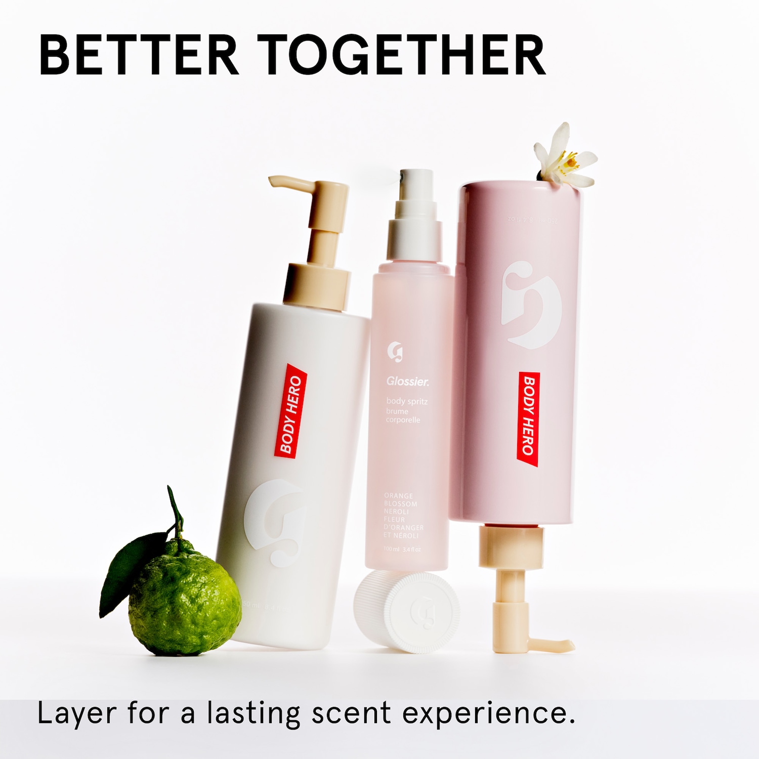 Orange Blossom Neroli Body & Hair Fragrance Mist - Glossier | Sephora
