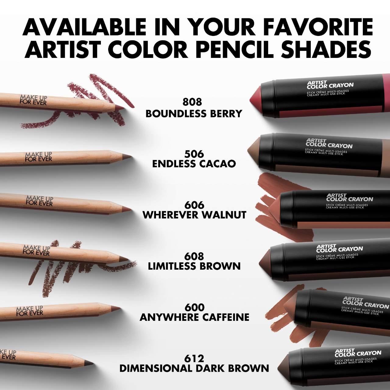 Artist Color Crayon Waterproof Multi-Use Stick - MAKE UP FOR EVER