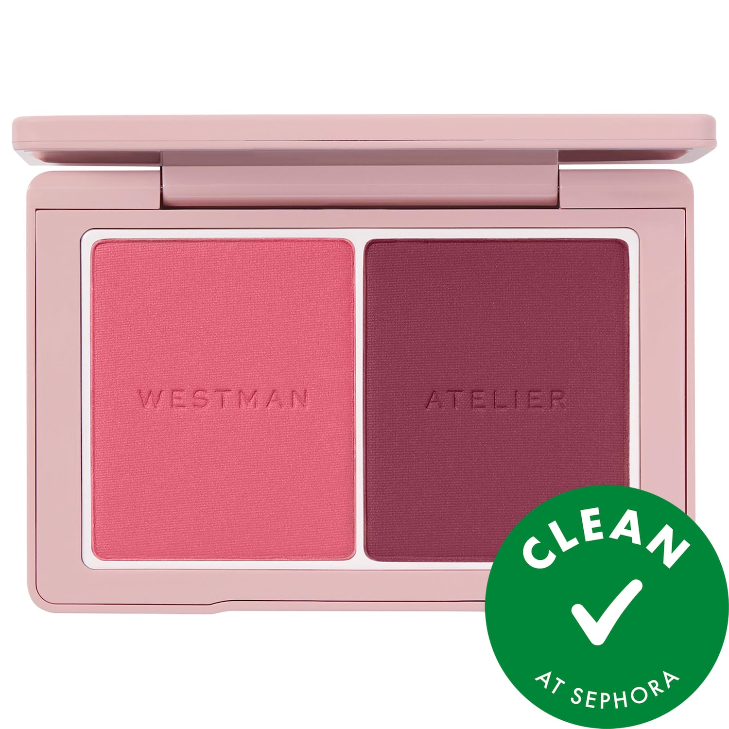 Westman Atelier Baby Cheeks Powder Blush Duo in Jam & Fizz