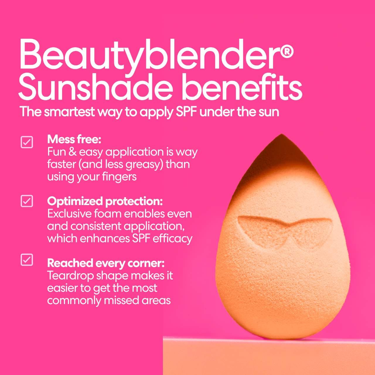 Спонж для макияжа Beautyblender Sunshade — фото 2