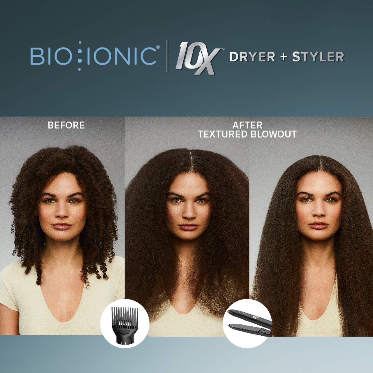 Утюжок для укладки Bio Ionic 10X Pro, 1 дюйм — фото 4