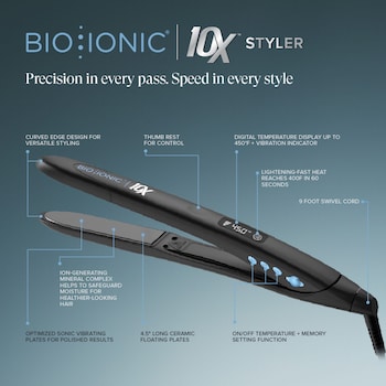 Plancha Bio Plancha 10x Ionic Curling Bio Ionic 10x Flat Iron