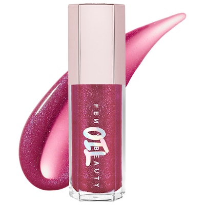 Fenty Beauty by Rihanna - Gloss Bomb Oil Luminizing Lip Oil 'N Gloss Razzberry Jamz 0.3 oz/9 mL Fenty Beauty by Rihanna Gloss Bomb Oil Luminizing Lip Oil 'N Gloss