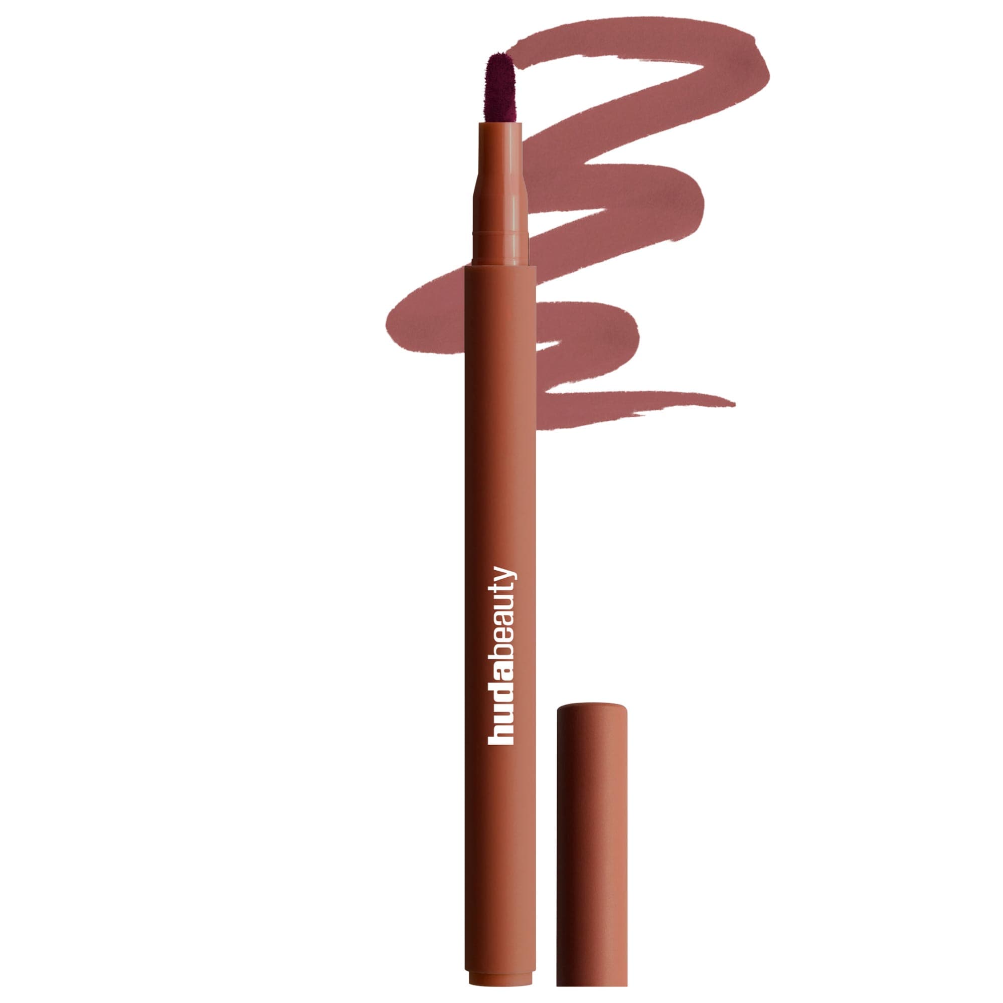 Thumbnail of HUDA BEAUTY Lip Contour Lip Stain for 12-Hour Wear Warm Brown