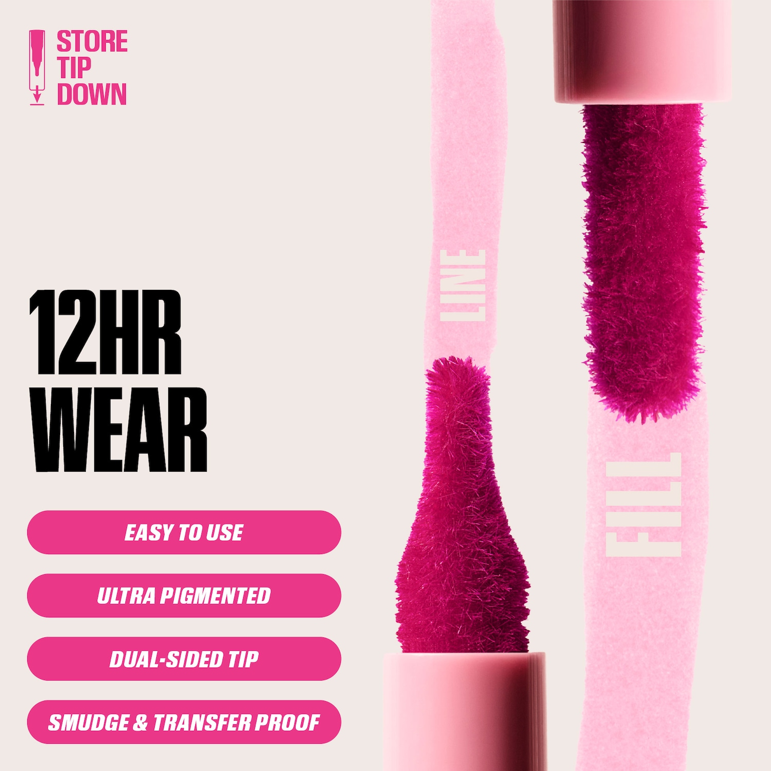 Тинт для губ HUDA BEAUTY Lip Contour на 12 часов, цвет: Розовый — фото 4