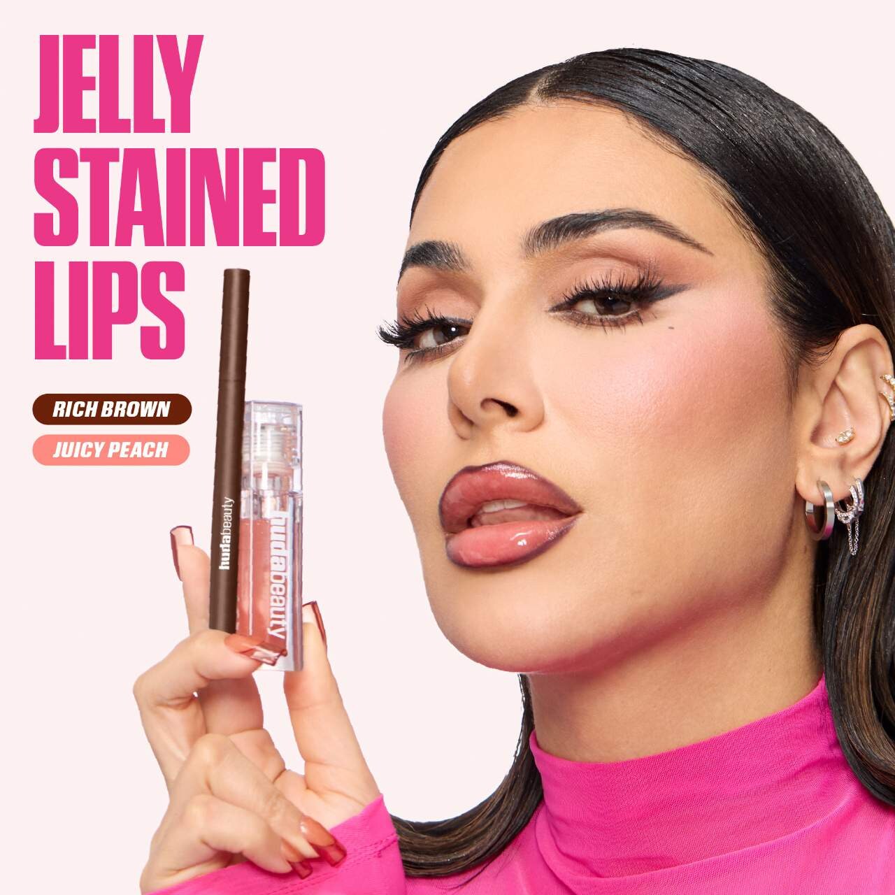 Тинт для губ HUDA BEAUTY Lip Contour на 12 часов, цвет: Розовый — фото 5