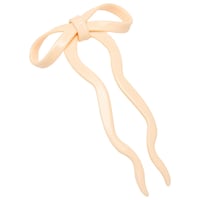 Chunks - Large Cream Bow Hair Pin