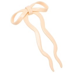 Large Cream Bow Hair Pin