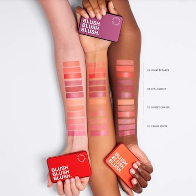 SEPHORA COLLECTION - Blush Blush Blush. Cream & Powder Palette 01 Candy Lover 0.26 oz / 7.7 mL SEPHORA COLLECTION Blush Blush Blush. Cream & Powder Palette Sephora Quality Great Value