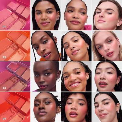 SEPHORA COLLECTION - Blush Blush Blush. Cream & Powder Palette 01 Candy Lover 0.26 oz / 7.7 mL SEPHORA COLLECTION Blush Blush Blush. Cream & Powder Palette Sephora Quality Great Value