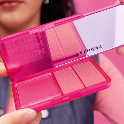 SEPHORA COLLECTION - Blush Blush Blush. Cream & Powder Palette 01 Candy Lover 0.26 oz / 7.7 mL SEPHORA COLLECTION Blush Blush Blush. Cream & Powder Palette Sephora Quality Great Value