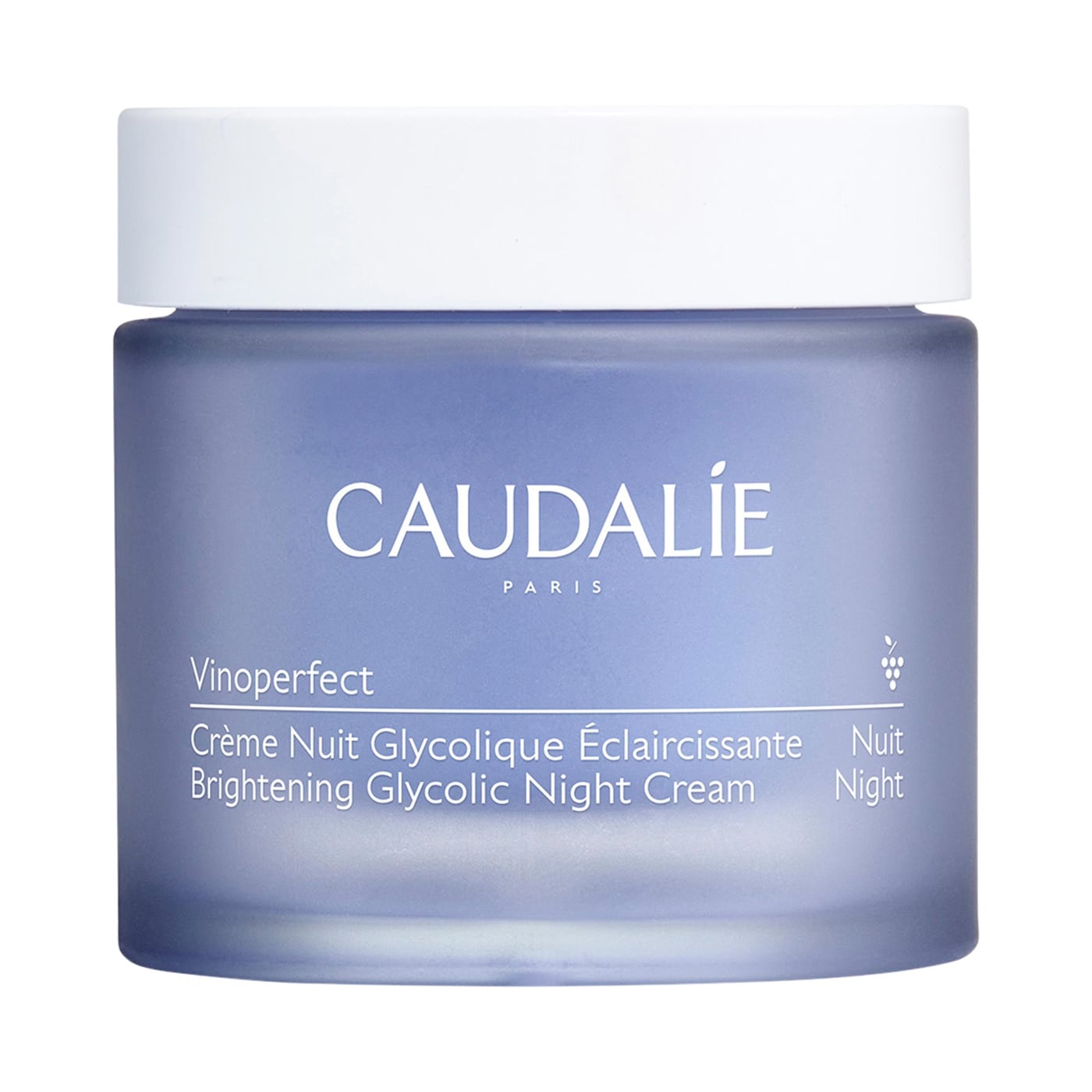 Crème Nuit Glycolique Éclaiscissante Vinoperfect de Caudalie