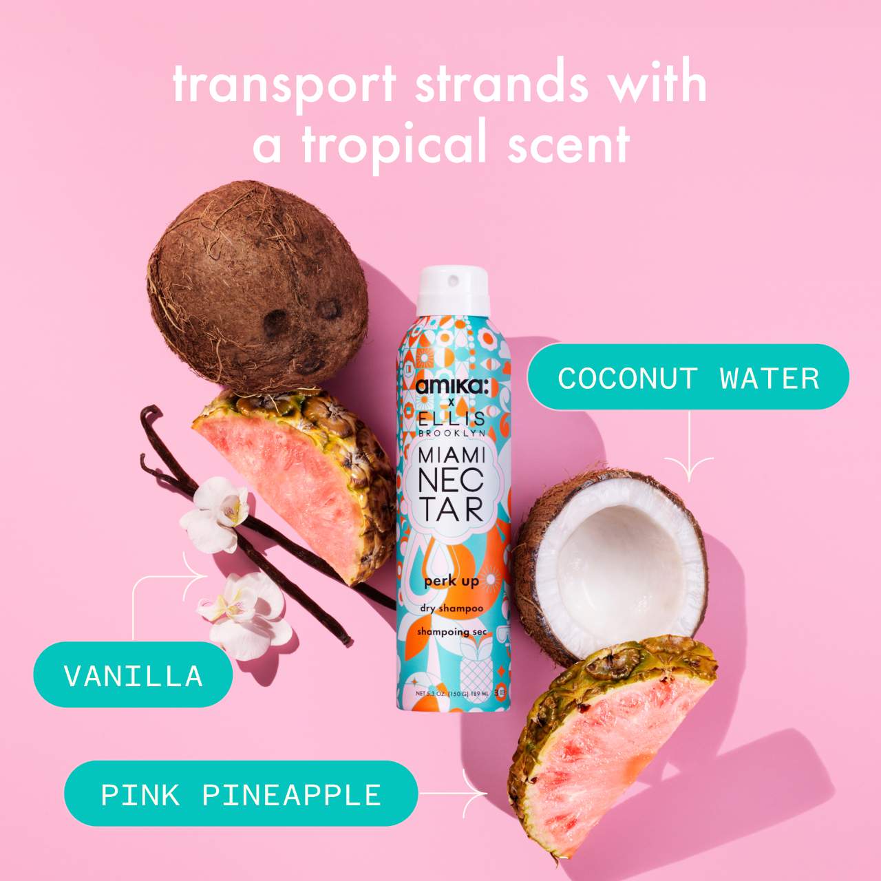 Amika x Ellis Brooklyn Miami Nectar Perk Up Dry Shampoo - amika