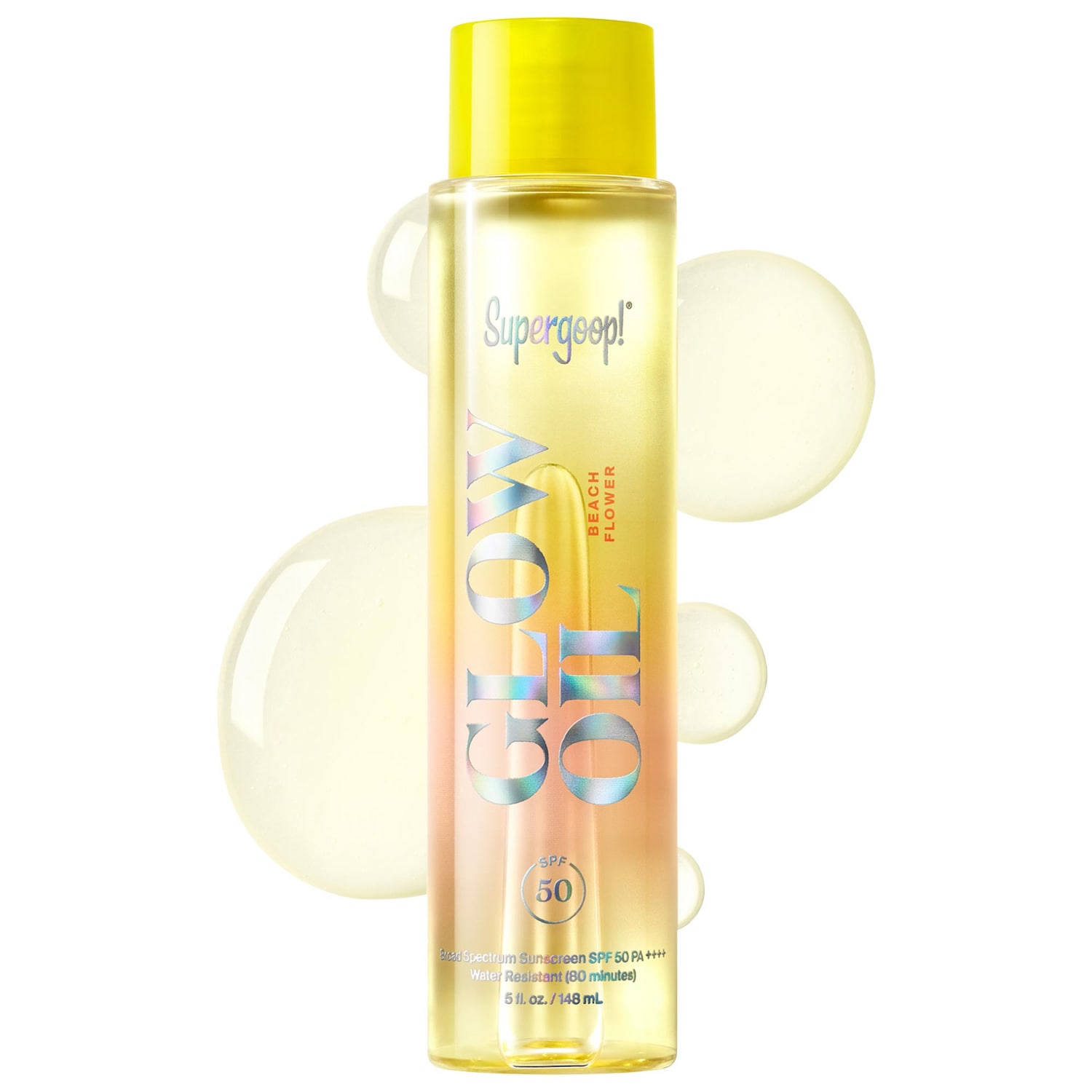 Масло для тела Supergoop! Glow Oil SPF 50, гардения и дикая орхидея — фото 1