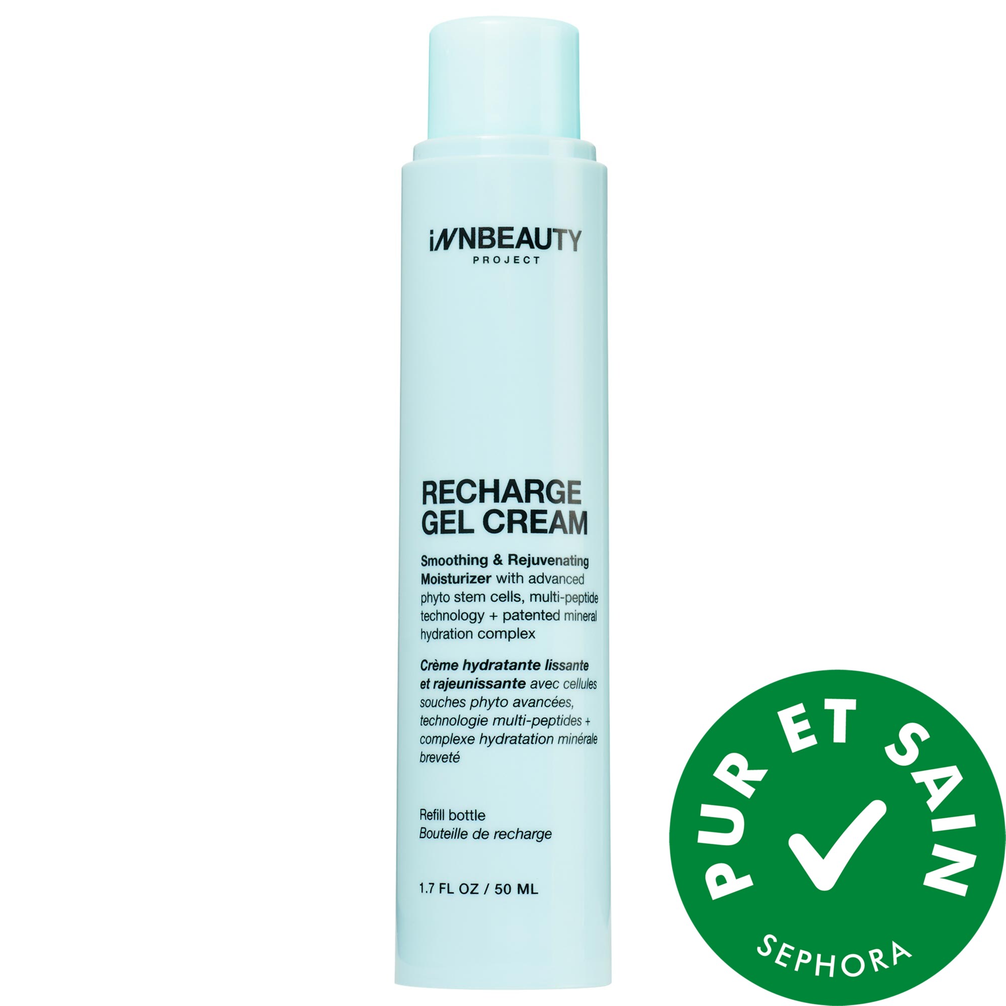 INNBEAUTY PROJECT Gel-crème hydratant, lissant et tonifiant Recharge 1.7 oz/50 ml