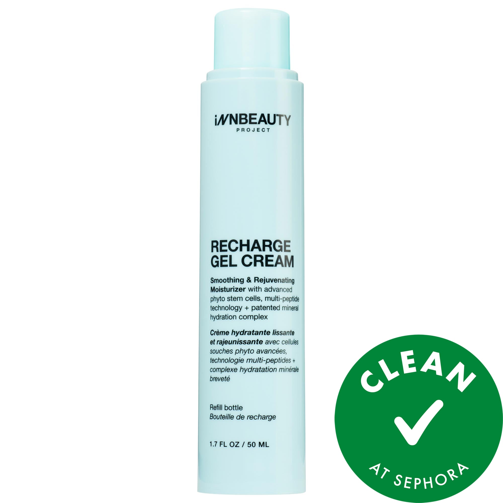 Innbeauty Project Recharge Gel Cream Smoothing & Plumping Moisturizer 1.7 Oz/50 ml