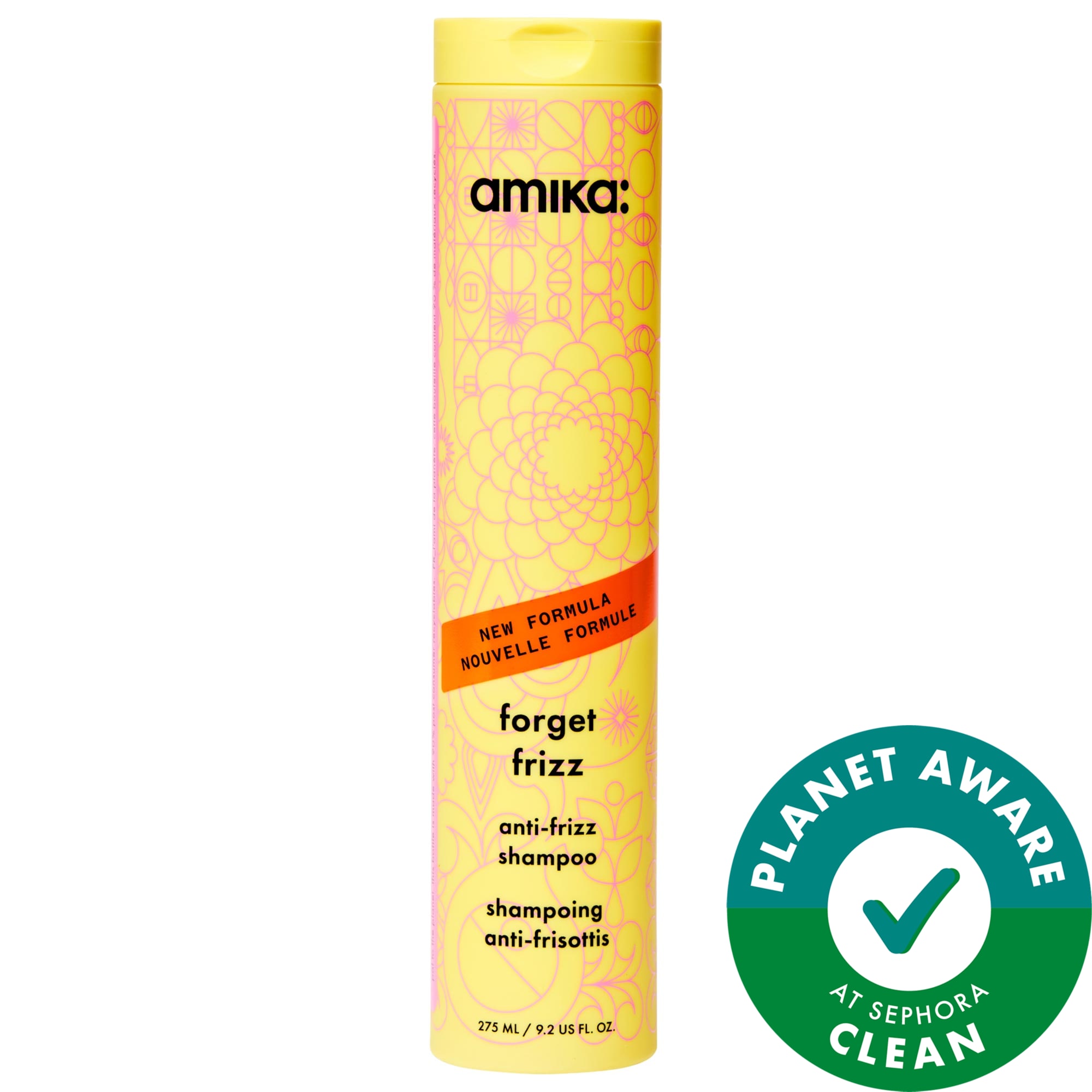amika Forget Frizz Anti-Frizz Shampoo 9.2 oz/275 ml