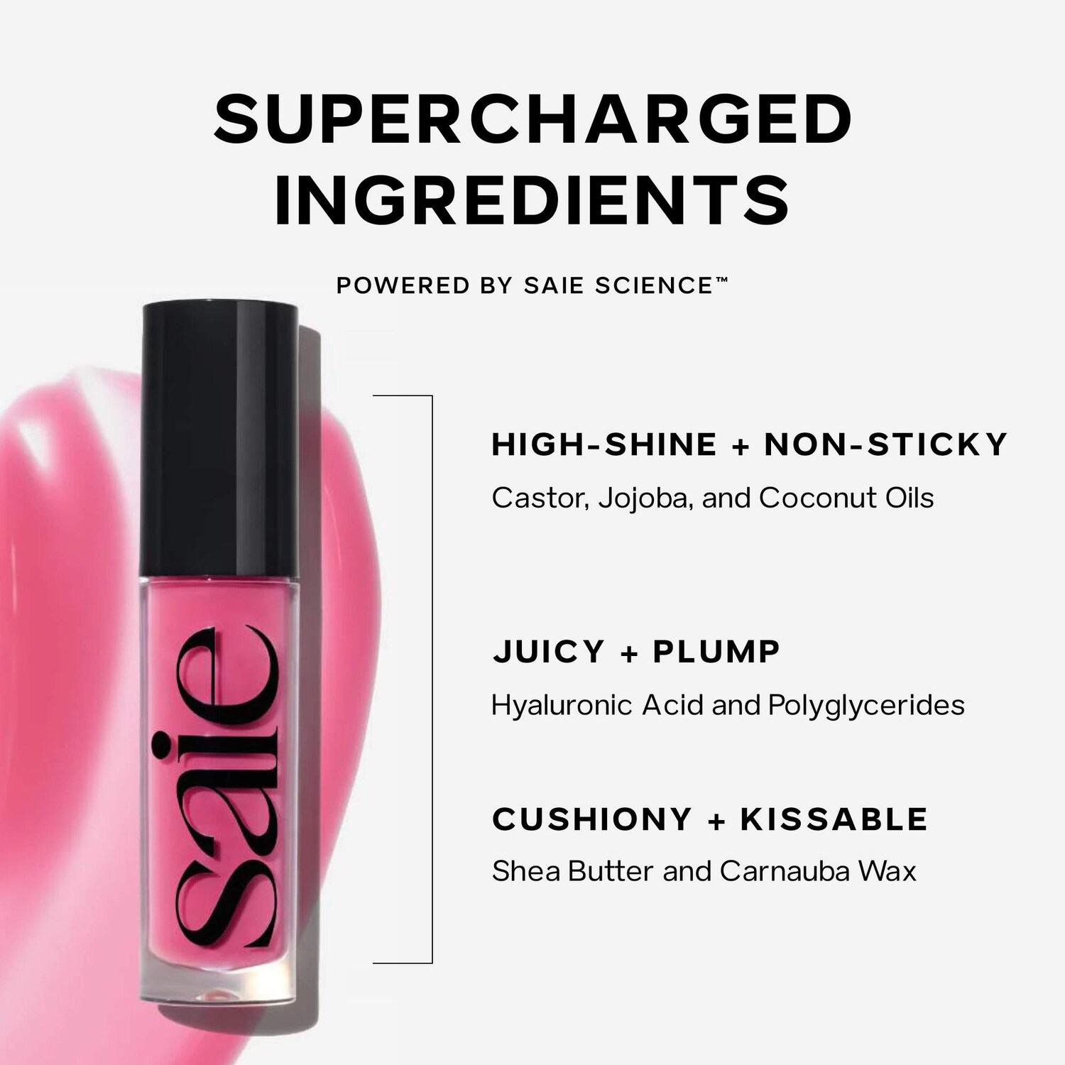 Saie Glossybounce Lip Gloss Oil - Thumbnail 5