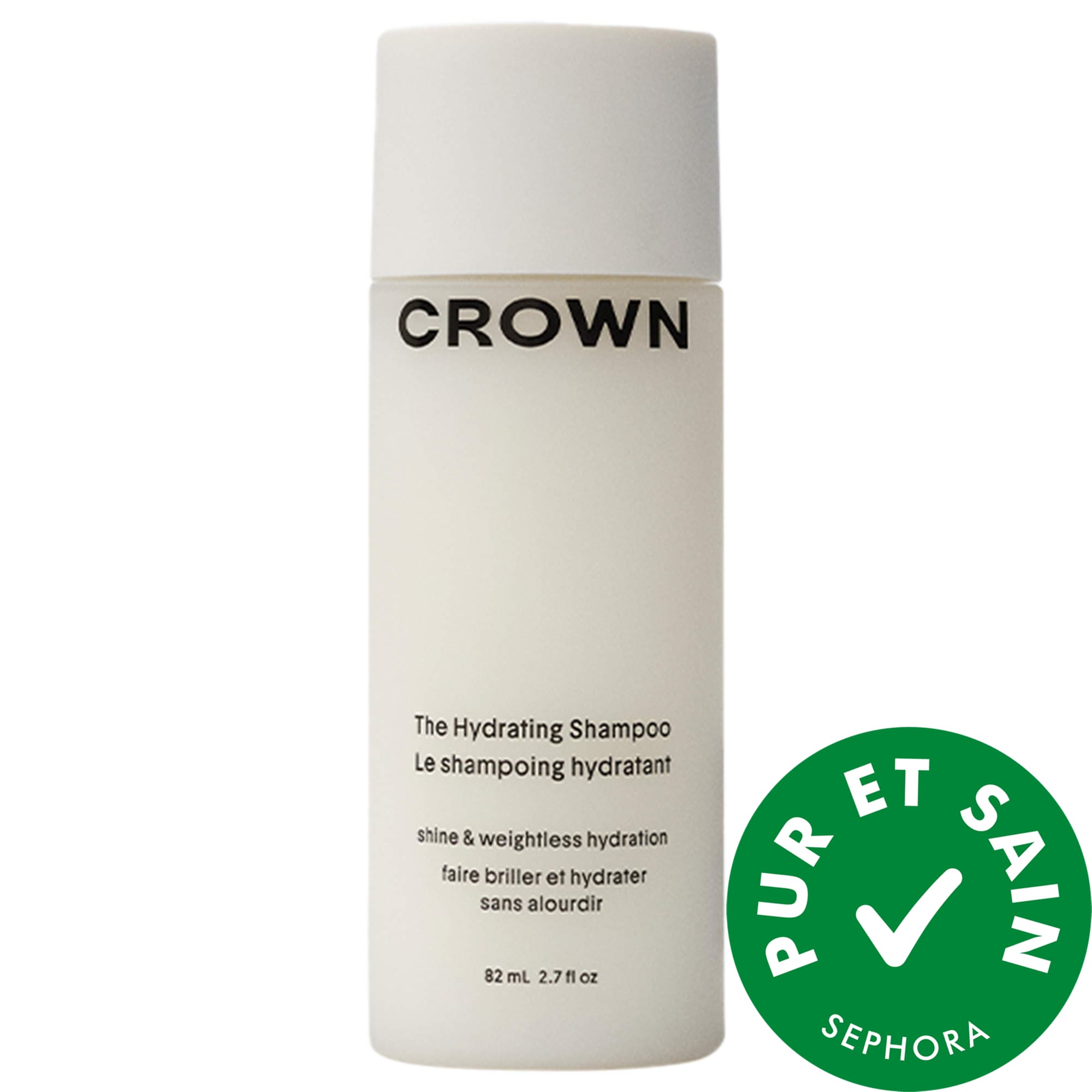 Crown Affair Mini-shampoing The Hydrating Shampoo pour cheveux secs et abîmés 2.7 fl oz/82 mL