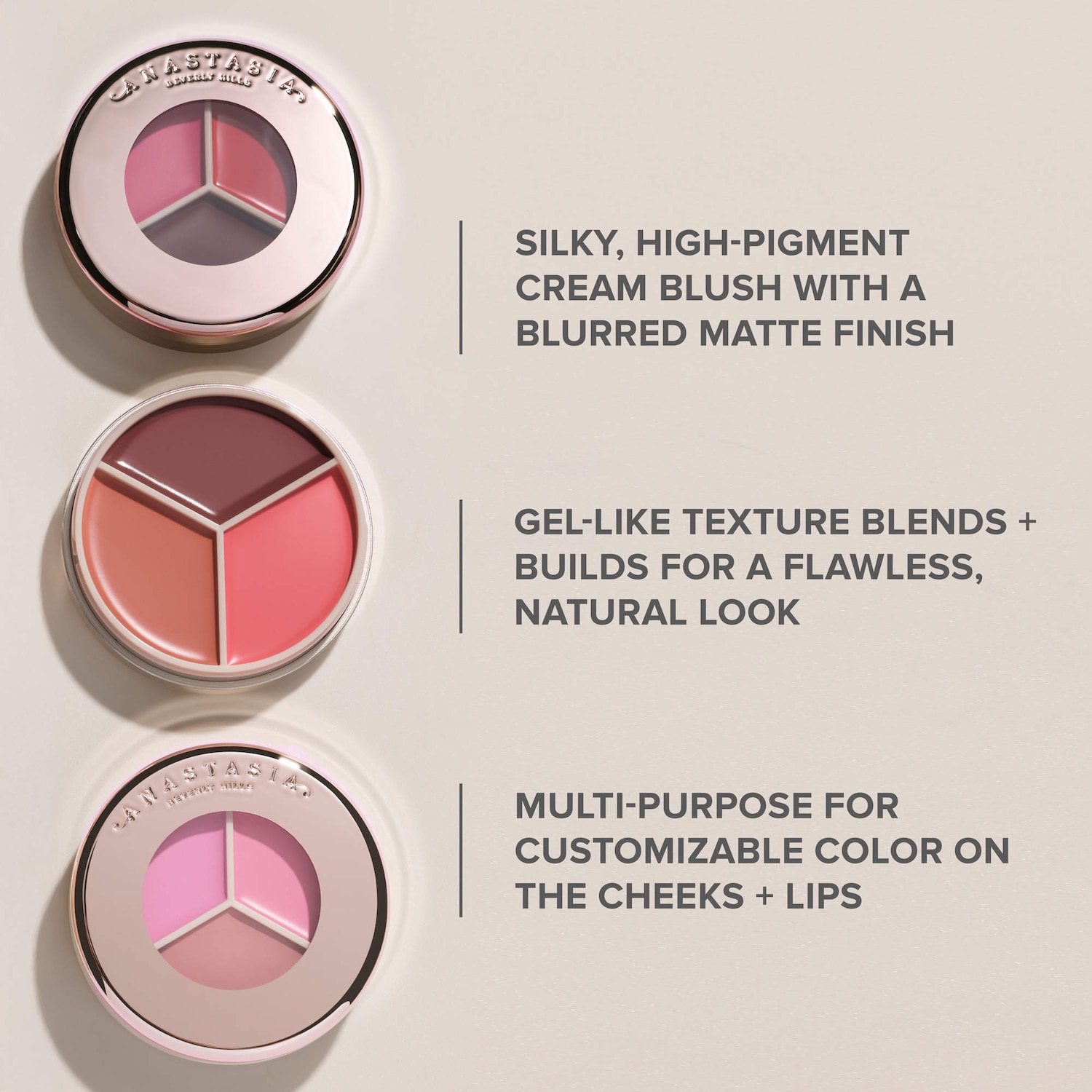 Anastasia Beverly Hills Magic Touch Cream Blush & Lip - Thumbnail 4