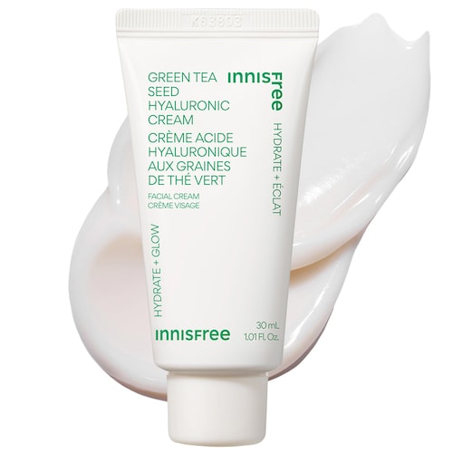 Мини-увлажняющий крем innisfree Green Tea с гиалуроновой кислотой