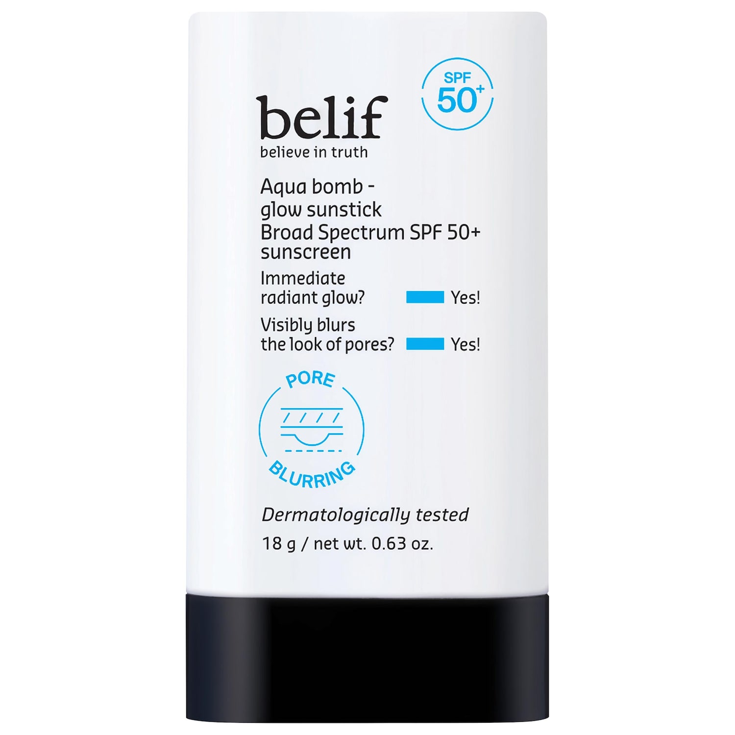 Солнцезащитный стик Belif Aqua Bomb Korean Glow SPF 50+ — фото 1