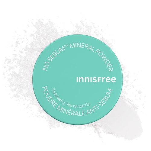 Матирующая минеральная рассыпчатая пудра innisfree No Sebum, эффект размытия
