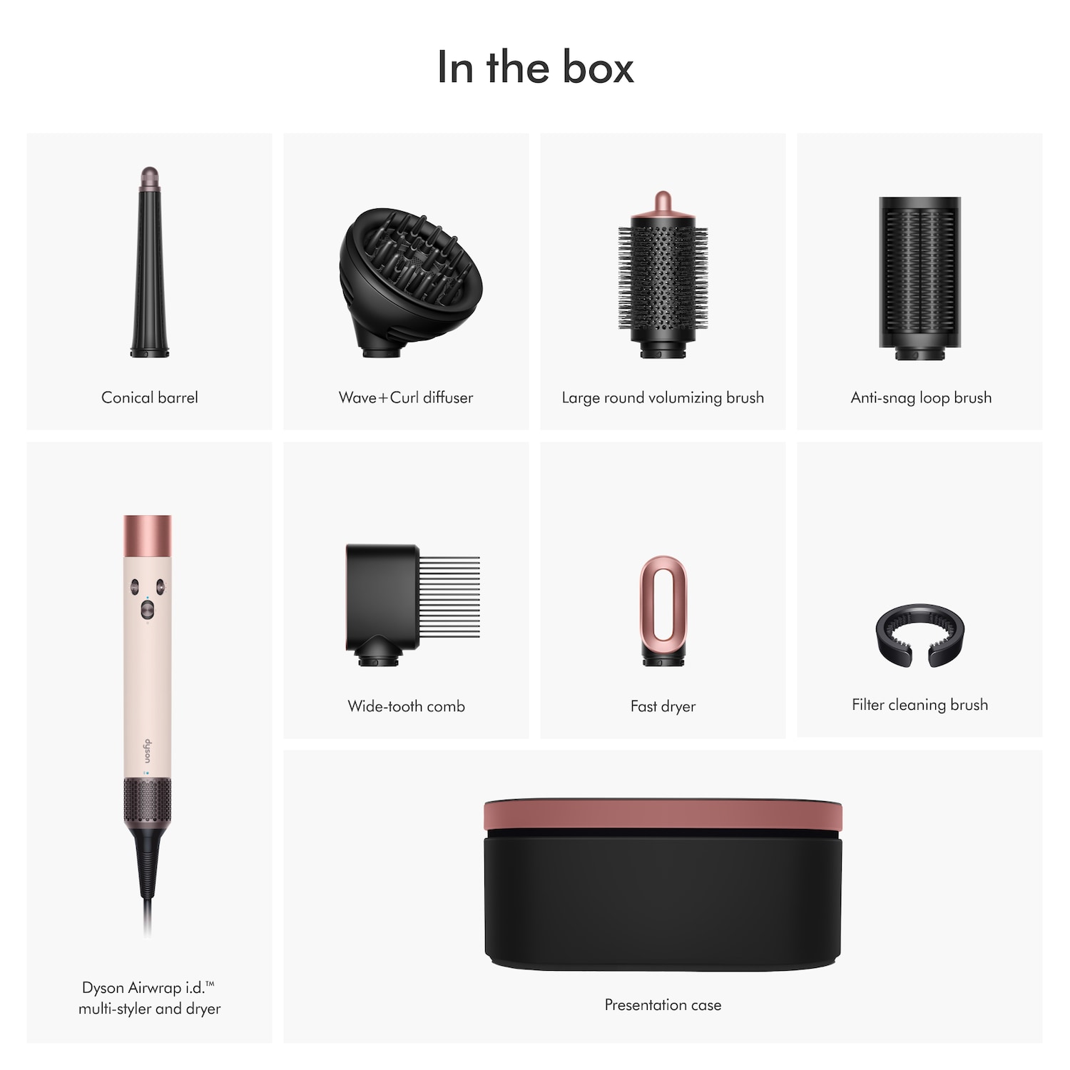 Airwrap i.d.™ Multi-styler Curly+Coily in Ceramic Pink