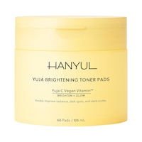 Hanyul - Yuja Brightening Toner Pads with Vitamin C and Niacinamide