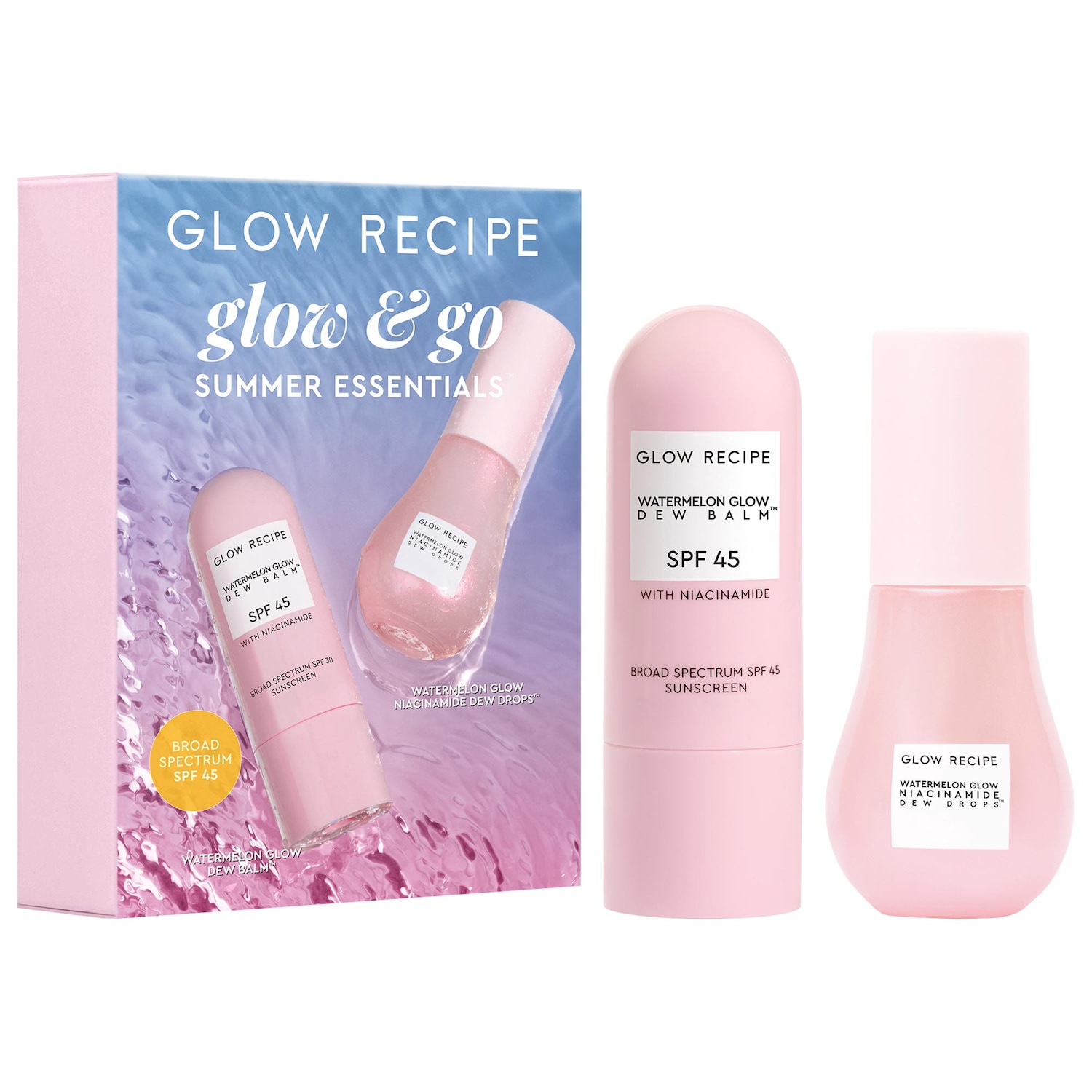 Летний набор Glow Recipe Glow & Go с ниацинамидом — фото 1