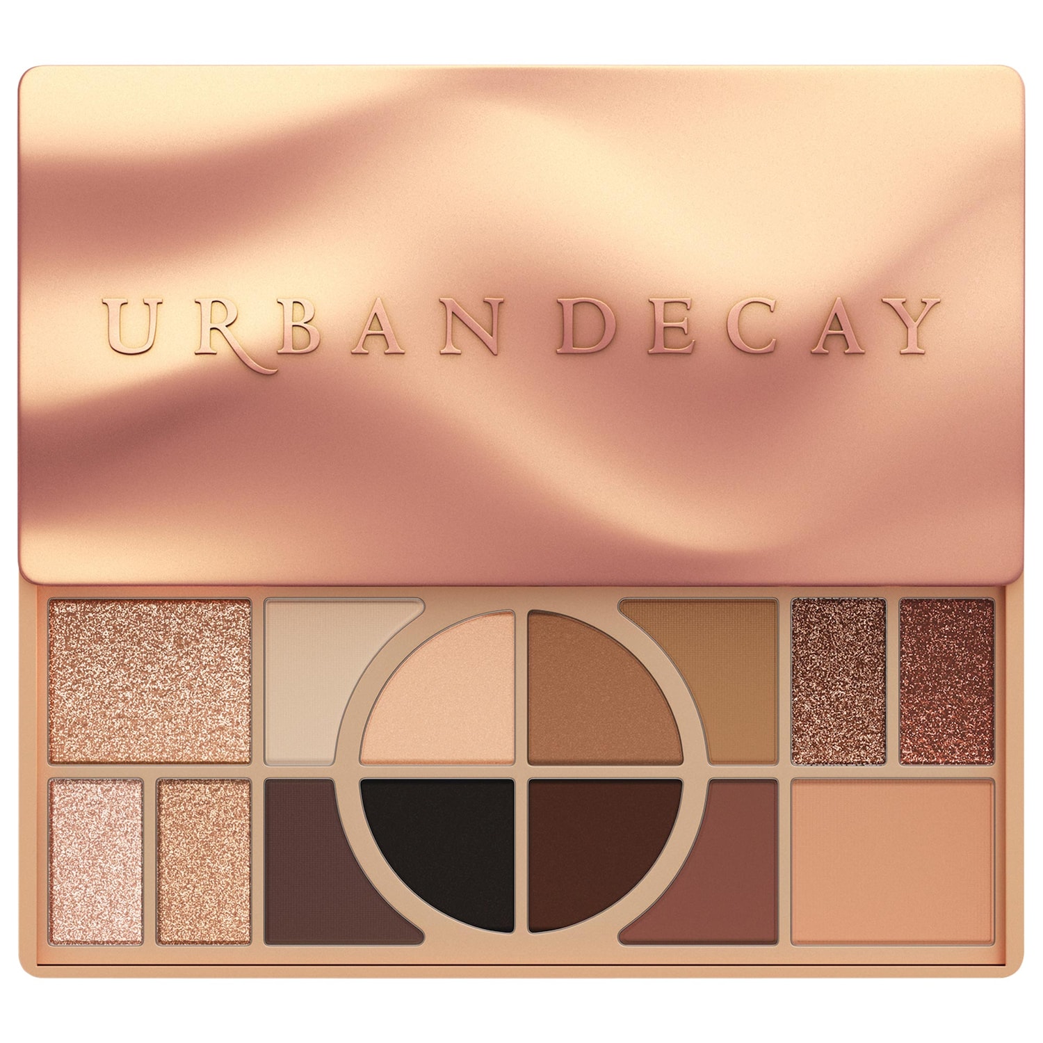 Палетка для глаз и лица Urban Decay Naked Shaped, тёплые оттенки