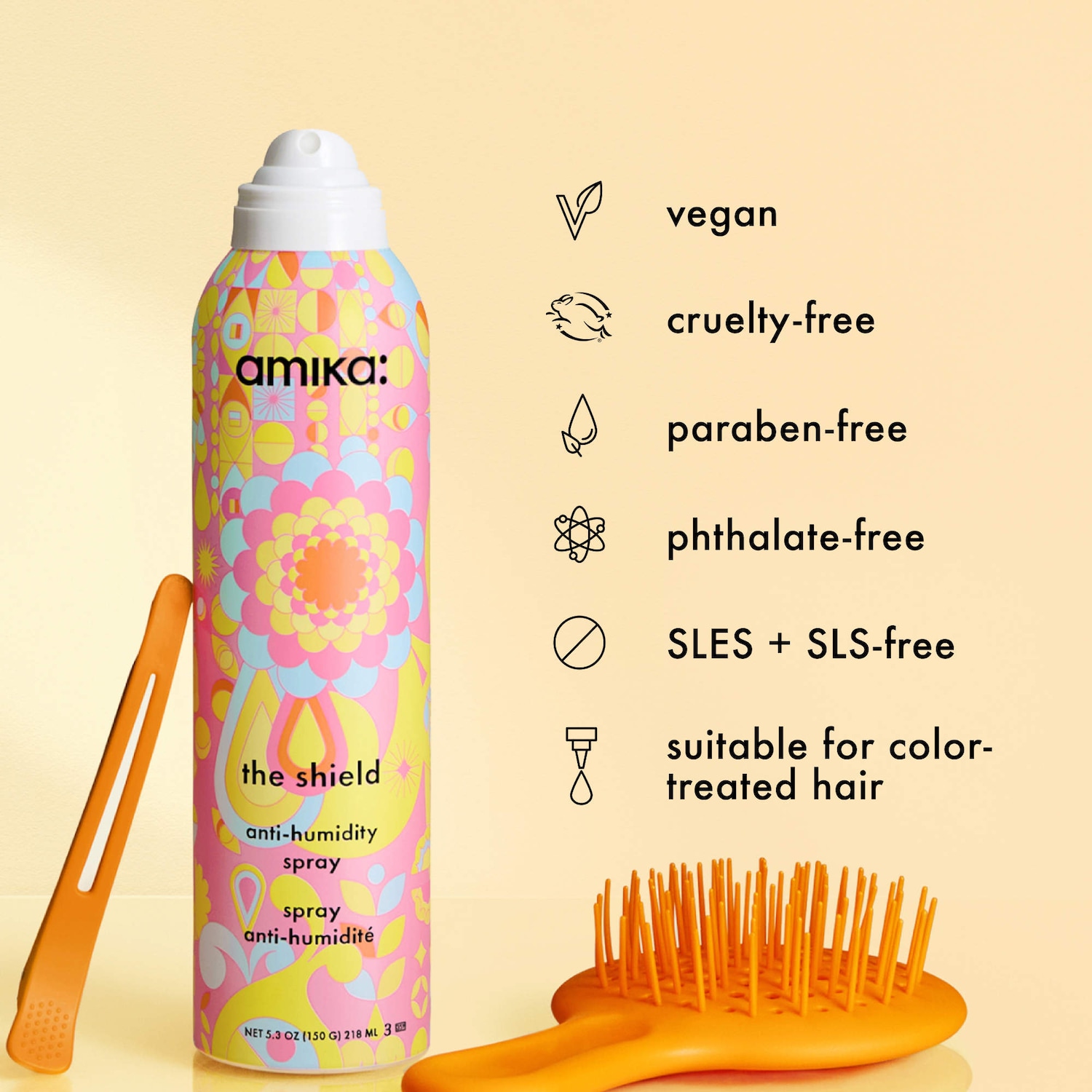 Mini The Shield Anti-Humidity Spray - amika | Sephora