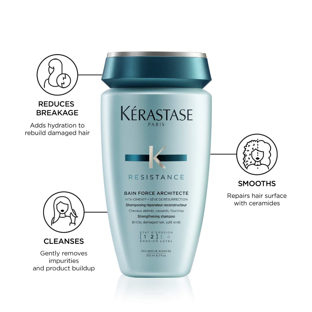 Resistance Shampoo for Damaged Hair - Kérastase | Sephora