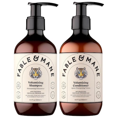 Набор шампунь и кондиционер для объема тонких, сухих волос Fable & Mane Volumizing