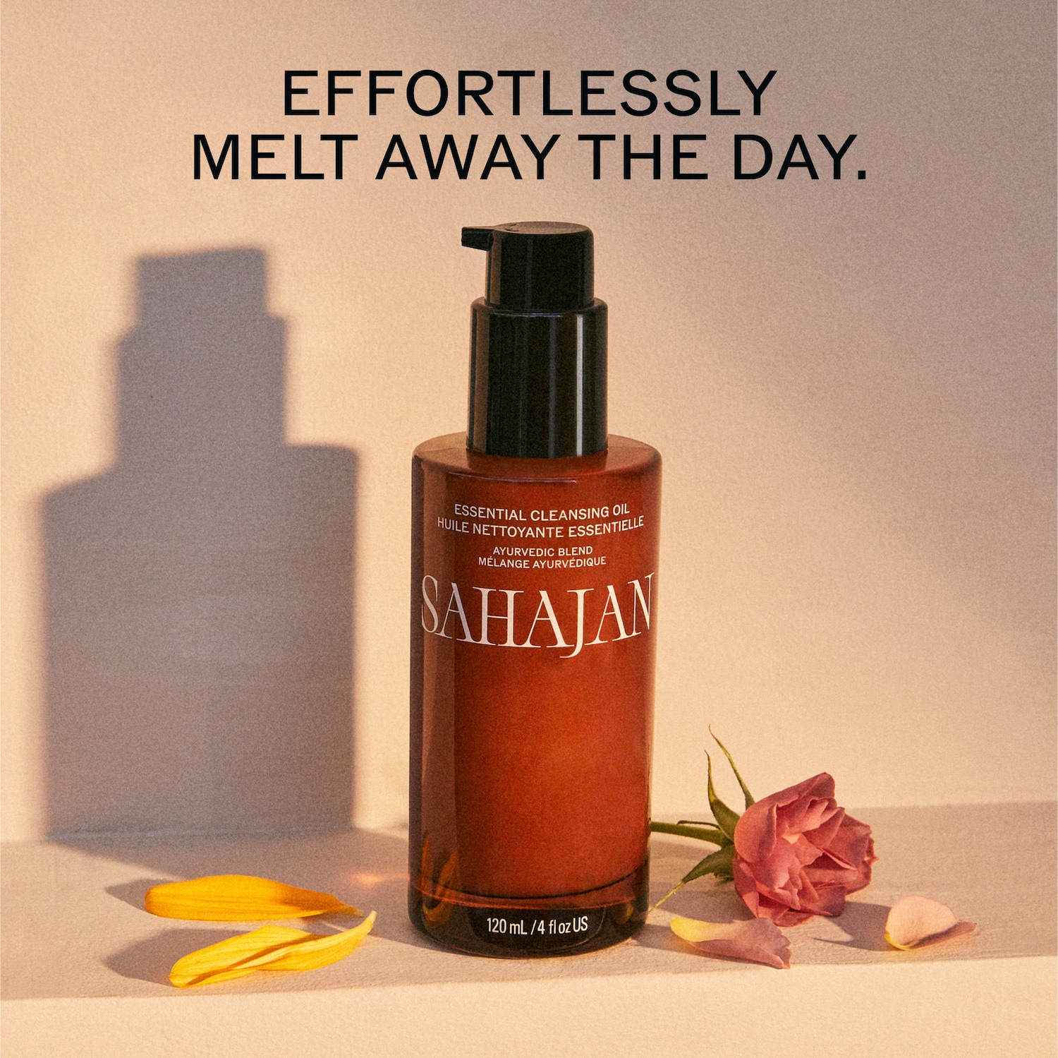 Essential Cleansing Oil with Vitamin C + Squalane - SAHAJAN | Sephora