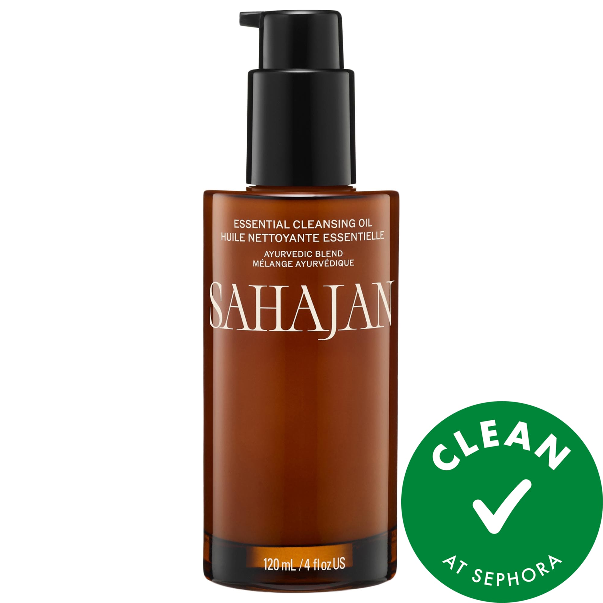 SAHAJAN Essential Cleansing Oil with Vitamin C + Squalane 4 oz/120 mL