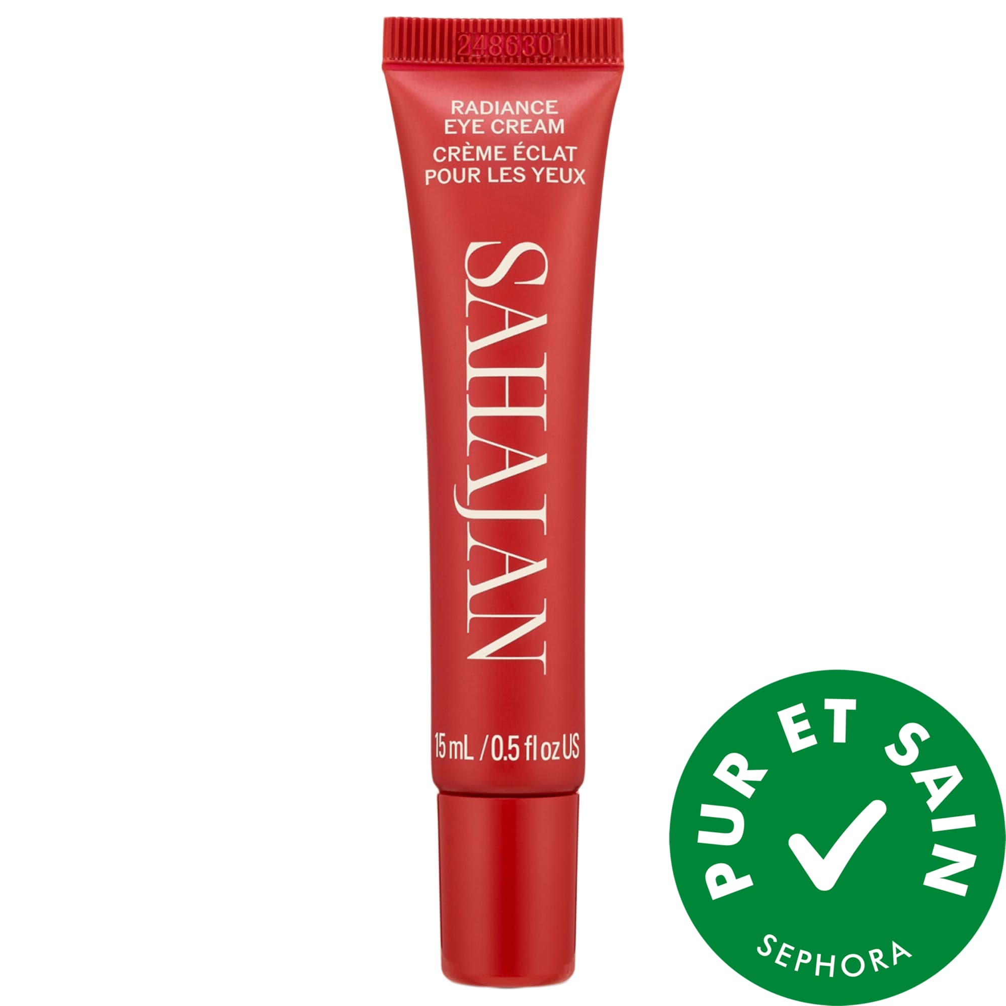 SAHAJAN Crème contour des yeux Radiance avec niacinamide, vitamine C et adaptogènes 0.5 oz/15 mL
