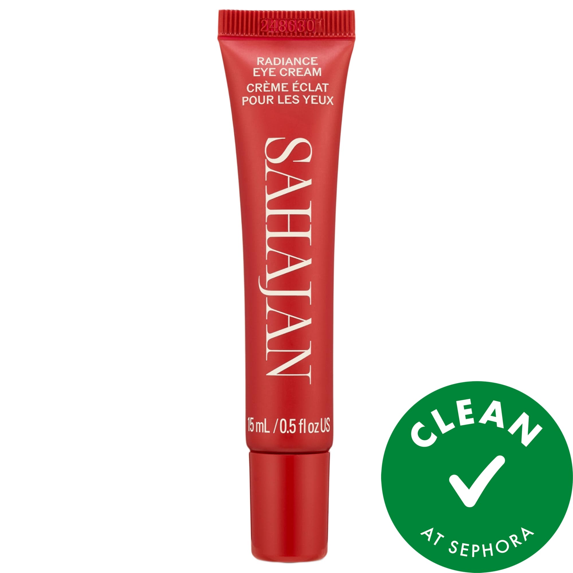 SAHAJAN Radiance Eye Cream with Niacinamide, Vitamin C + Adaptogens 0.5 oz/15 mL