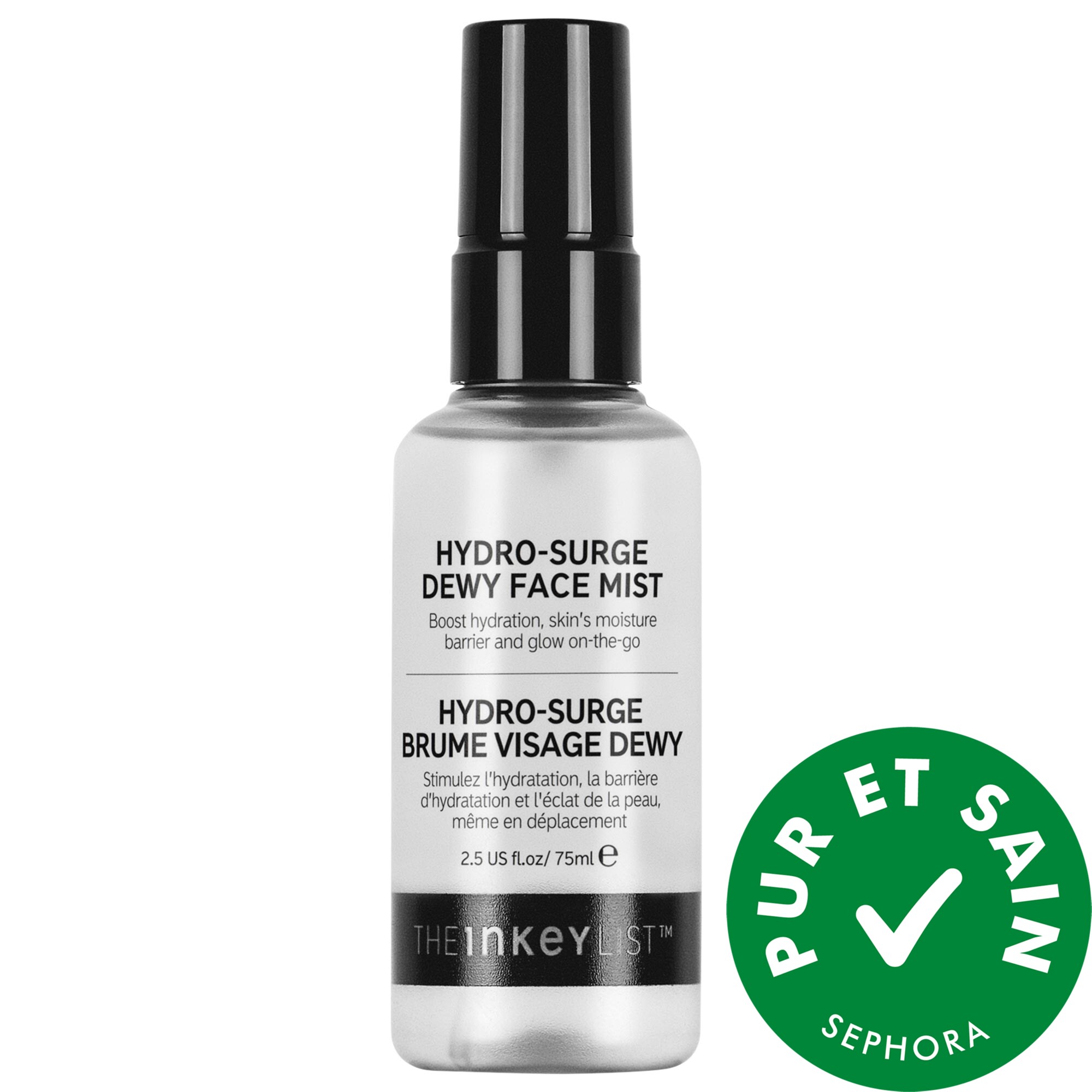 The INKEY List Brume visage lumineuse Hydro-Surge 2.5 oz/75 mL