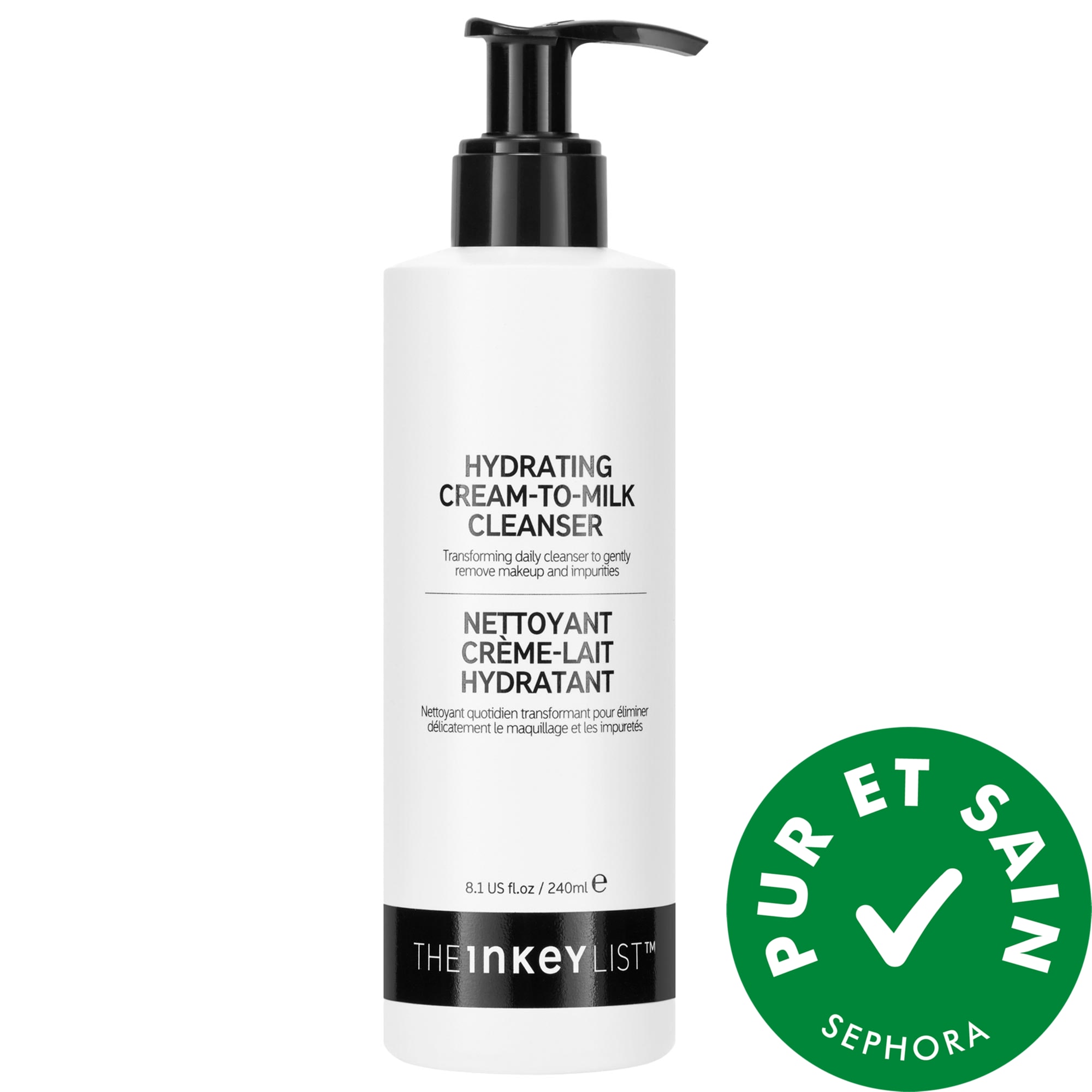 The INKEY List Nettoyant quotidien hydratant Cream-To-Milk mL