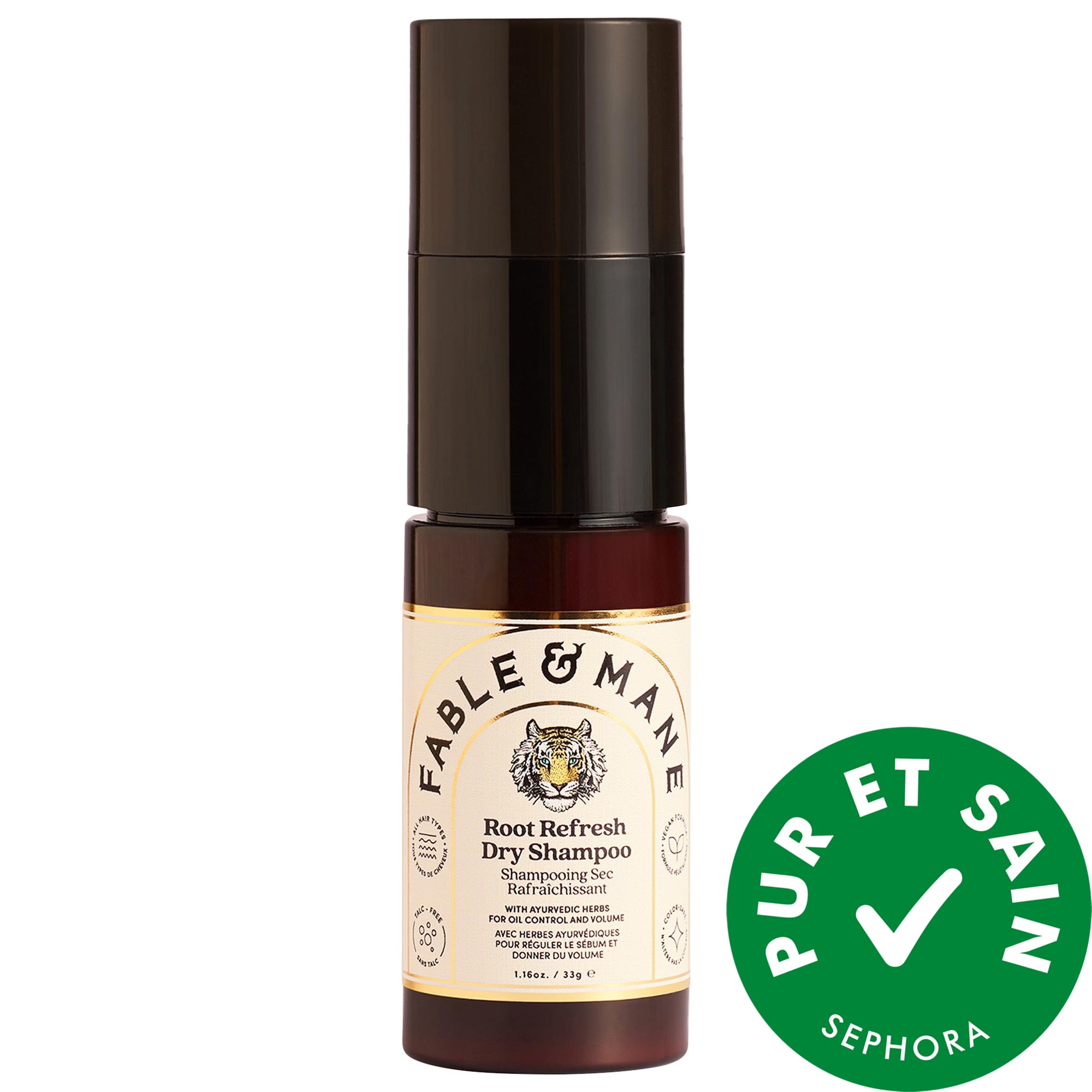 Fable & Mane Shampoing sec pour rafraîchir les racines 1.16 oz/33 g